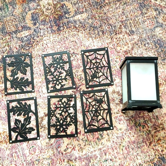 Partylite Change-O-Luminary Votive Candle Holder * Haloween Autumn * - Picture 2 of 7